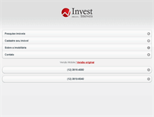 Tablet Screenshot of investimoveisvp.com.br